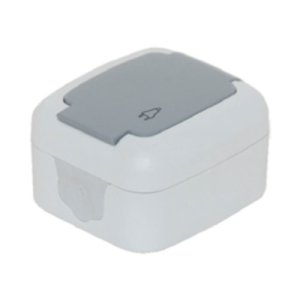 TP ELECTRIC NEMLİYER TOPRAKLI PRİZ GRİ