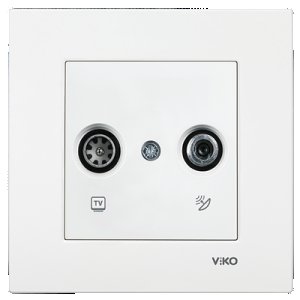 VIKO KARE BEYAZ UYDU SAT GEÇİŞLİ
