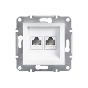 SCHNEIDER ELECTRIC EPH4870121 ASFORA BEYAZ İKİLİ RJ45 CAT6 UTP DATA PRİZİ
