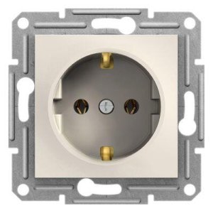 SCHNEIDER ELECTRIC EPH2970123 ASFORA KREM TOPRAKLI PRİZ (ÇERÇEVESİZ)