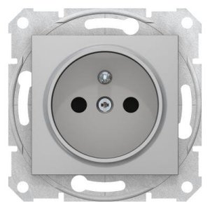 SCHNEIDER ELECTRIC SEDNA UPS PRİZ ÇOCUK KORUMALI ALÜMİNYUM