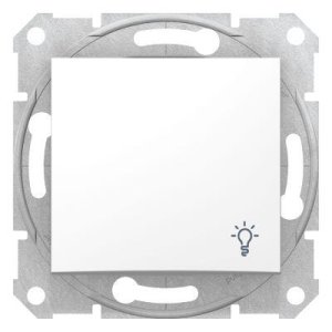 SCHNEIDER ELECTRIC SEDNA LİGHT BUTONU LAMBA İŞARETLİ BEYAZ