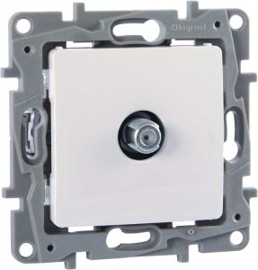 LEGRAND 767124 SALBEİ BEYAZ TV PRİZ GEÇİŞLİ 20DB