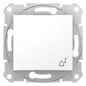 SCHNEIDER ELECTRIC SEDNA LİGHT BUTONU ZİL İŞARETLİ BEYAZ
