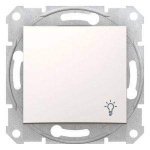 SCHNEIDER ELECTRIC SEDNA LİGHT BUTONU LAMBA İŞARETLİ KREM