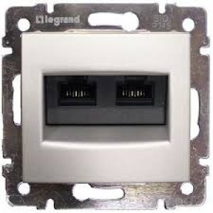 LEGRAND VALENA ALÜMİNYUM RJ45 CAT5E UTP 2 ÇIKIŞ