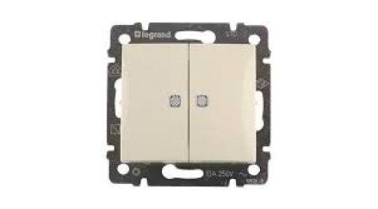 LEGRAND VALENA BEJ IŞIKLI KOMÜTATÖR