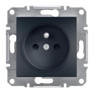 SCHNEİDER ELECTRİC EPH2800271 ASFORA UPS PRİZ ÇOCUK KORUMALI ANTRASİT