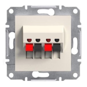 SCHNEİDER ELECTRİC EPH5770123 ASFORA İKİLİ HOPARLÖR PRİZİ KREM VİDASIZ ÇERÇEVESİZ