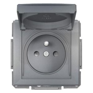 SCHNEİDER ELECTRİC EPH2800662 ASFORA PLUS KAPAKLI IP44 UPS PRİZ ÇELİK VİDALI ÇERÇEVESİZ
