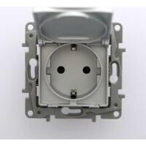 LEGRAND 767218 SALBEİ ALÜMİNYUM KAPAKLI TOPRAKLI PRİZ
