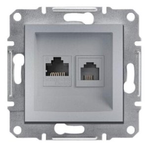 SCHNEİDER ELECTRİC EPH5200161 ASFORA RJ45 CAT6 UTP RJ11 ALÜMİNYUM