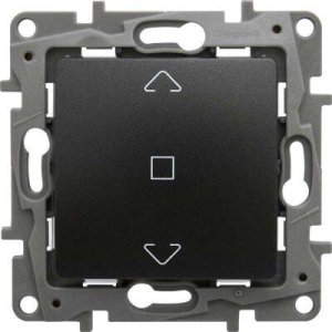 LEGRAND 768609 RAVENTİ SİYAH PANJUR-STOR 3 POZİSYON