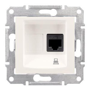 SCHNEIDER ELECTRIC SEDNA 1XRJ45 CAT6-UTP KREM