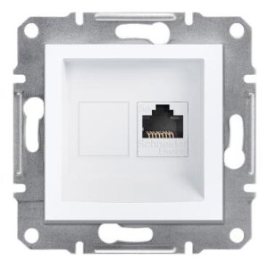 SCHNEİDER ELECTRİC EPH4370121 ASFORA 1*RJ45 CAT5E UTP ÇERÇEVESİZ BEYAZ