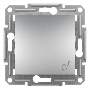 SCHNEIDER ELECTRIC EPH0800161 ASFORA ALÜMİNYUM ZİL İŞARETLİ LIGHT ANAHTAR (ÇERÇEVESİZ)