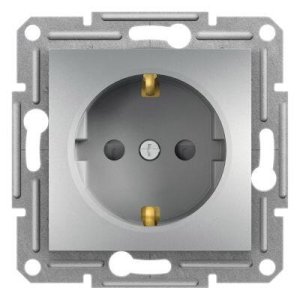 SCHNEIDER ELECTRIC EPH2900261 ASFORA ALÜMİNYUM TOPRAKLI PRİZ (ÇERÇEVESİZ)