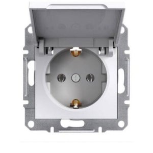 SCHNEIDER ELECTRIC EPH3170121 ASFORA BEYAZ KAPAKLI TOPRAKLI PRİZ (ÇERÇEVESİZ)