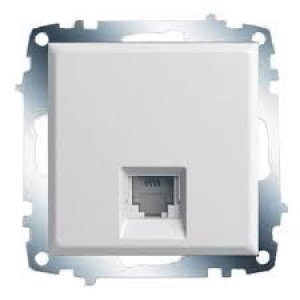 LEGRAND 768129 RAVENTİ BEYAZ 1 ÇIKIŞLI RJ11 TELEFON PRİZİ