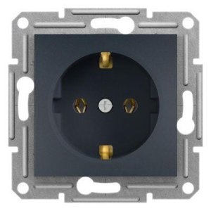 SCHNEIDER ELECTRIC EPH2900171 ASFORA ANTRASİT TOPRAKLI PRİZ (ÇERÇEVESİZ)