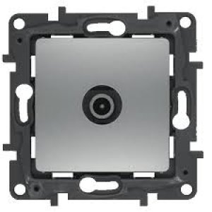 LEGRAND 767226 SALBEİ ALÜMİNYUM TV PRİZ SONLU 5DB
