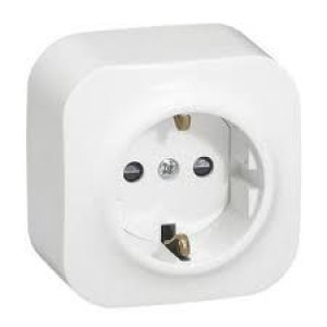 LEGRAND FORIX IP 21 ÇOCUK KORUMALI TOPRAKLI PRİZ BEYAZ