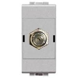 LEGRAND BTICINO LIGHT F TİPİ KOAKSİYONEL 1 MODÜL PRİZ