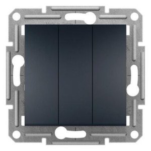 SCHNEIDER ELECTRIC EPH2100171 ASFORA ANTRASİT ÜÇLÜ ANAHTAR (ÇERÇEVESİZ)