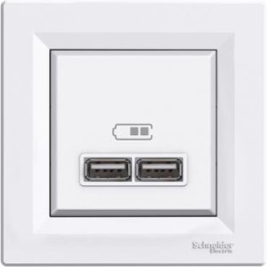 SCHNEİDER ELECTRİC EPH2700221 ASFORA USB PRİZİ 21A BEYAZ
