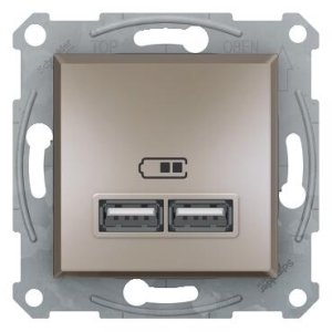 SCHNEİDER ELECTRİC EPH2700269 ASFORA USB PRİZİ 21A BRONZ