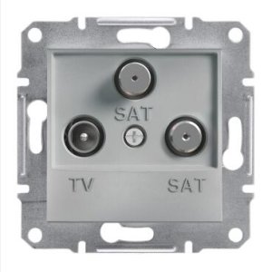 SCHNEİDER ELECTRİC EPH3600161 ASFORA TV SAT SAT PRİZ SONLU 1DB ALÜMİNYUM