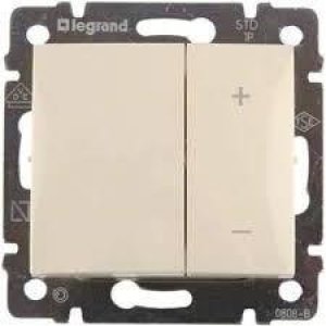 LEGRAND VALENA BEJ DİMMER 600W DOKUNMATİK AKKOR,HALOJEN FERROMANYETİK TR AKKOR VE HALOJEN AYDINLATMALAR İÇİN TRAFOLU HALOJEN AYDINLATMALAR İÇİN