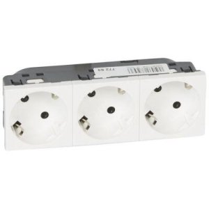 LEGRAND ARMADA BEYAZ 6 MODÜL 3LÜ TOPRAKLI PRİZ