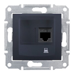 SCHNEIDER ELECTRIC SEDNA 1*RJ45 CAT6 UTP DATA PRİZİ GRAFİT