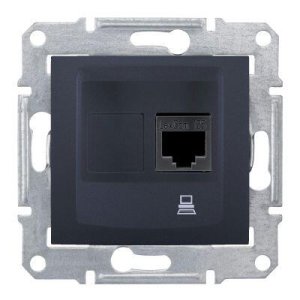 SCHNEIDER ELECTRIC SEDNA 1XRJ45 CAT5E-UTP GRAFİT