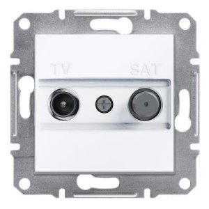 SCHNEIDER ELECTRIC EPH3470321 ASFORA BEYAZ TV-SAT PRİZİ 8DB GEÇİŞLİ