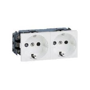 LEGRAND 077602 4 MODÜL SİSTEM ARMADA İKİLİ TOPRAKLI BEYAZ PRİZ