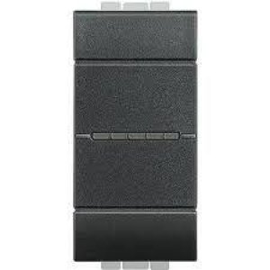 LEGRAND BTICINO LL AXİAL ANAHTAR 1 MODÜL 16A SİYAH