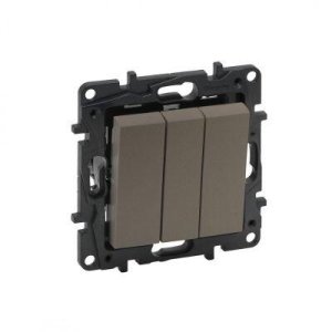 LEGRAND 768503 RAVENTİ BRONZ ÜÇLÜ ANAHTAR