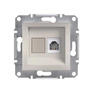 SCHNEIDER ELECTRIC EPH4770123 ASFORA KREM TEKLİ RJ45 CAT6 UTP DATA PRİZİ