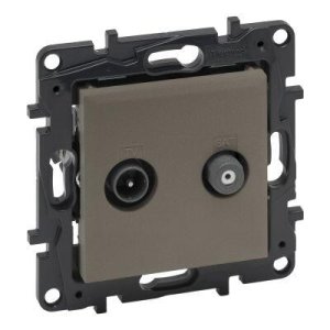 LEGRAND 768527 RAVENTİ BRONZ TV-SAT PRİZ GEÇİŞLİ 14DB