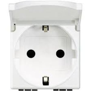 LEGRAND BTICINO LL KAPAKLI TOPRAKLI PRİZ BEYAZ