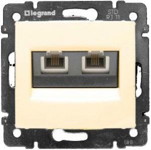 LEGRAND VALENA BEJ RJ11 4 KONTAK-2 ÇIKIŞ