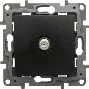 LEGRAND 768626 RAVENTİ SİYAH TV PRİZ SONLU 10DB