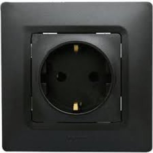 LEGRAND 767317 SALBEİ ANTRASİT FRANSIZ STANDARTI UPS TOPRAKLI PRİZ