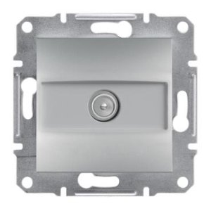 SCHNEİDER ELECTRİC EPH3200361 ASFORA TEKLİ TV PRİZI GECISLI 8DB ALÜMİNYUM