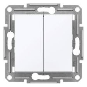 SCHNEIDER ELECTRIC EPH0670121 ASFORA BEYAZ İKİLİ VAVİEN (ÇERÇEVESİZ)
