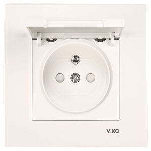 VIKO K/M KREM UPS PRİZ ÇOCUK KORUMALI
