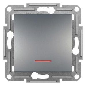 SCHNEIDER ELECTRIC ASFORA EPH1600162 PLUS IŞIKLI LİHT BUTONU "MERDİVEN" İŞARETLİ ANTRASİT VİDASIZ ÇERÇEVESİZ