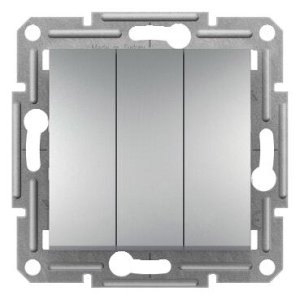 SCHNEİDER ELECTRİC EPH2100161 ASFORA ÜÇLÜ ANAHTAR ALÜMİNYUM